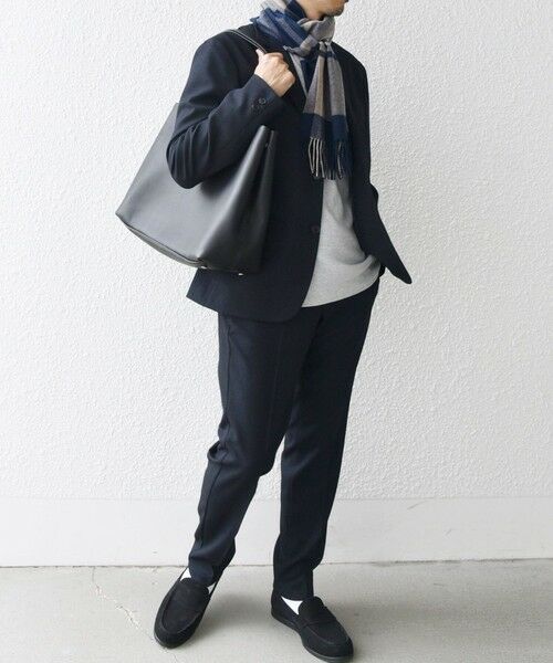 SHIPS / シップス マフラー・ショール・スヌード・ストール | SHIPS any: サープラスヤーン ウール カシミヤ チェック マフラー◇ | 詳細25