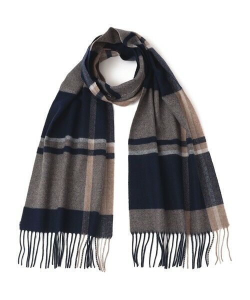 SHIPS / シップス マフラー・ショール・スヌード・ストール | SHIPS any: サープラスヤーン ウール カシミヤ チェック マフラー◇ | 詳細28
