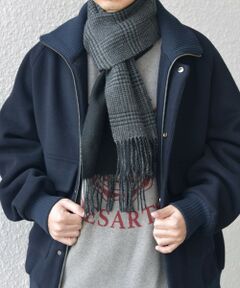 SHIPS / シップス マフラー・ショール・スヌード・ストール | SHIPS any: カシミヤ ダブルフェイス チェック マフラー 24FW◇