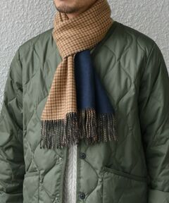 SHIPS / シップス マフラー・ショール・スヌード・ストール | SHIPS any: カシミヤ ダブルフェイス チェック マフラー 24FW◇