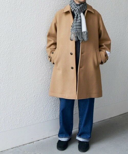 SHIPS / シップス マフラー・ショール・スヌード・ストール | SHIPS any: カシミヤ ダブルフェイス チェック マフラー 24FW◇ | 詳細1