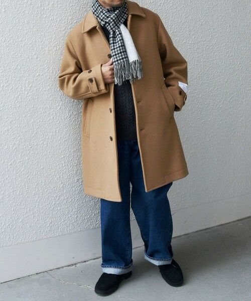 SHIPS / シップス マフラー・ショール・スヌード・ストール | SHIPS any: カシミヤ ダブルフェイス チェック マフラー 24FW◇ | 詳細2