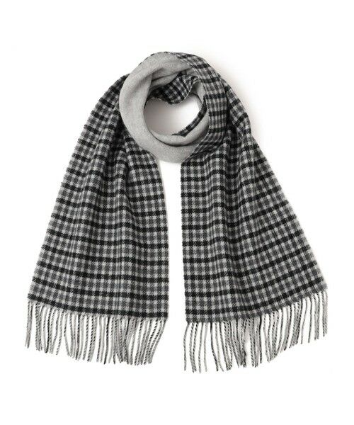 SHIPS / シップス マフラー・ショール・スヌード・ストール | SHIPS any: カシミヤ ダブルフェイス チェック マフラー 24FW◇ | 詳細6