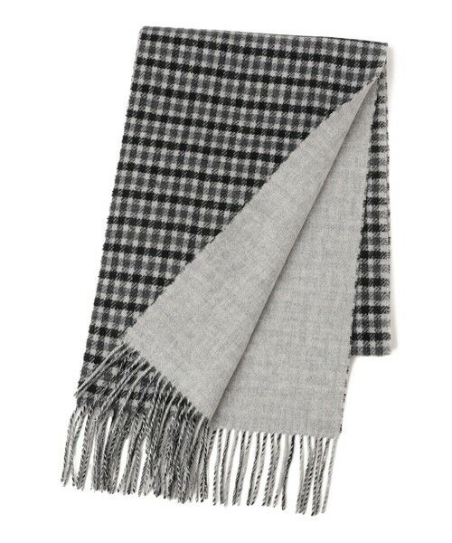 SHIPS / シップス マフラー・ショール・スヌード・ストール | SHIPS any: カシミヤ ダブルフェイス チェック マフラー 24FW◇ | 詳細8