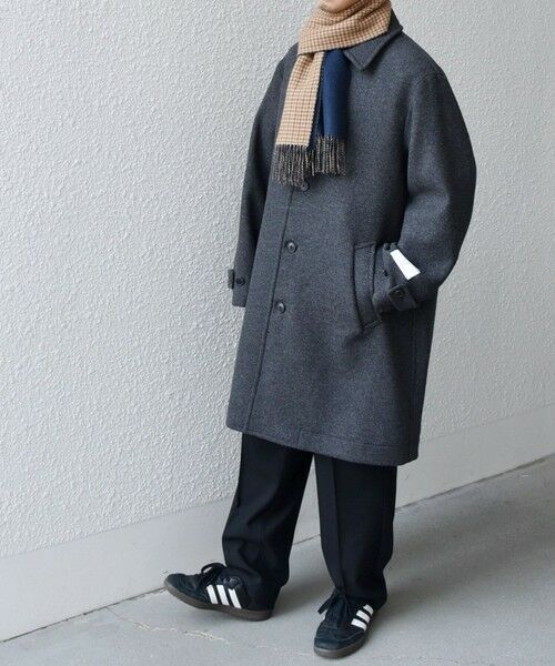 SHIPS / シップス マフラー・ショール・スヌード・ストール | SHIPS any: カシミヤ ダブルフェイス チェック マフラー 24FW◇ | 詳細16