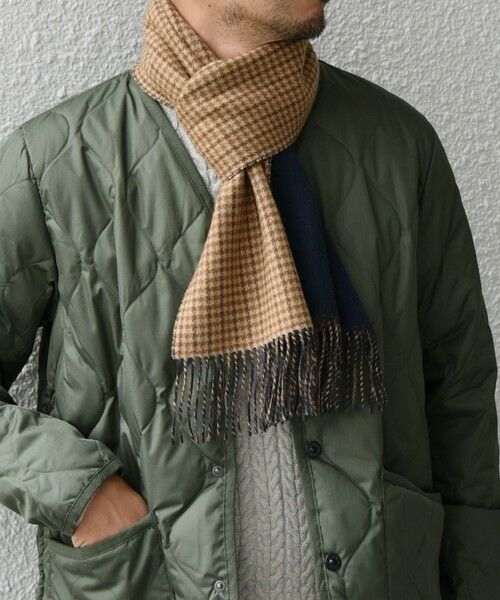 SHIPS / シップス マフラー・ショール・スヌード・ストール | SHIPS any: カシミヤ ダブルフェイス チェック マフラー 24FW◇ | 詳細18