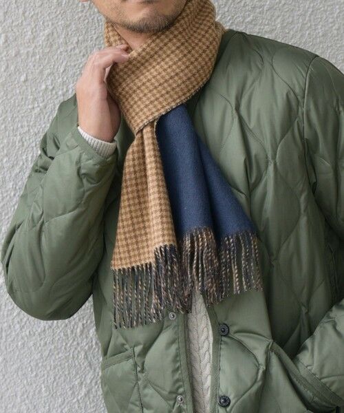 SHIPS / シップス マフラー・ショール・スヌード・ストール | SHIPS any: カシミヤ ダブルフェイス チェック マフラー 24FW◇ | 詳細19