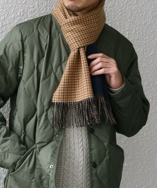 SHIPS / シップス マフラー・ショール・スヌード・ストール | SHIPS any: カシミヤ ダブルフェイス チェック マフラー 24FW◇ | 詳細20