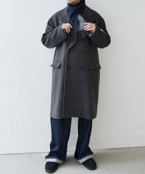 SHIPS / シップス マフラー・ショール・スヌード・ストール | SHIPS any: カシミヤ ダブルフェイス チェック マフラー 24FW◇ | 詳細22