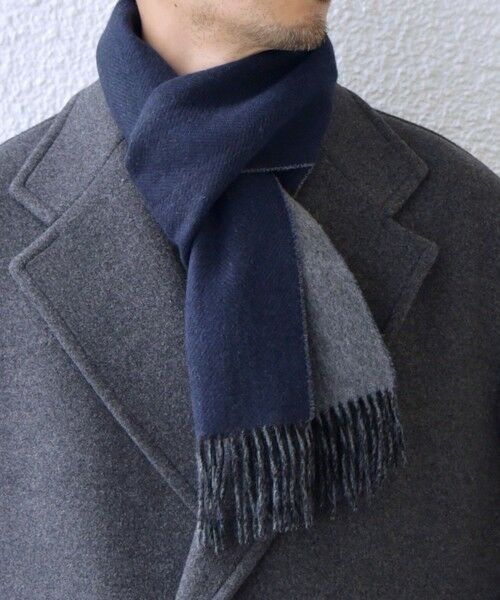 SHIPS / シップス マフラー・ショール・スヌード・ストール | SHIPS any: カシミヤ ダブルフェイス チェック マフラー 24FW◇ | 詳細25