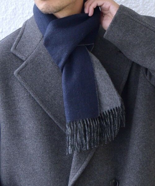 SHIPS / シップス マフラー・ショール・スヌード・ストール | SHIPS any: カシミヤ ダブルフェイス チェック マフラー 24FW◇ | 詳細26