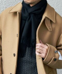 SHIPS / シップス マフラー・ショール・スヌード・ストール | SHIPS any: カシミヤ チェック / ソリッド シングル ストール◇