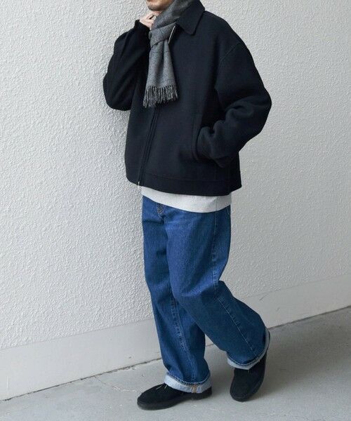 SHIPS / シップス マフラー・ショール・スヌード・ストール | SHIPS any: カシミヤ チェック / ソリッド シングル ストール◇ | 詳細1