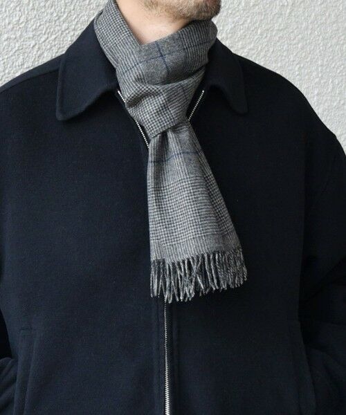SHIPS / シップス マフラー・ショール・スヌード・ストール | SHIPS any: カシミヤ チェック / ソリッド シングル ストール◇ | 詳細3