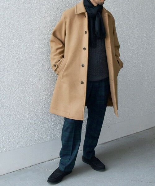 SHIPS / シップス マフラー・ショール・スヌード・ストール | SHIPS any: カシミヤ チェック / ソリッド シングル ストール◇ | 詳細8