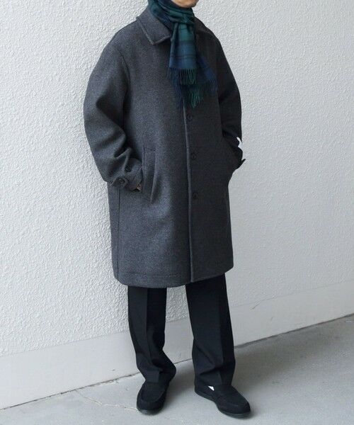 SHIPS / シップス マフラー・ショール・スヌード・ストール | SHIPS any: カシミヤ チェック / ソリッド シングル ストール◇ | 詳細23