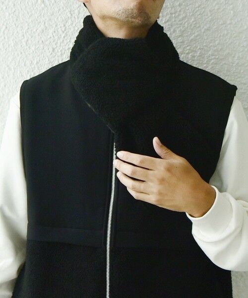 SHIPS / シップス マフラー・ショール・スヌード・ストール | 【SHIPS any別注】TAION: 〈手洗い可能〉リバーシブル ボア ダウン マフラー◇ | 詳細5