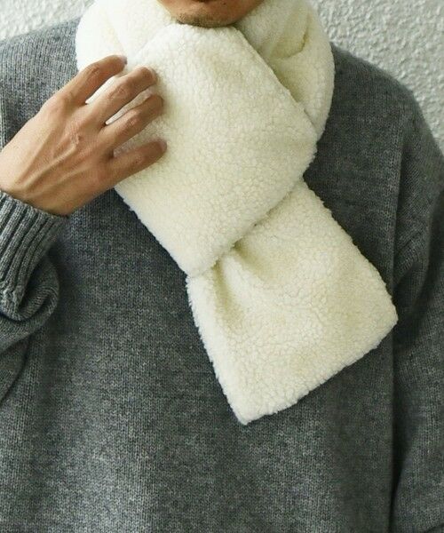 SHIPS / シップス マフラー・ショール・スヌード・ストール | 【SHIPS any別注】TAION: 〈手洗い可能〉リバーシブル ボア ダウン マフラー◇ | 詳細13