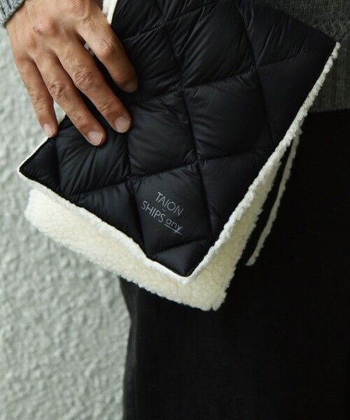 SHIPS / シップス マフラー・ショール・スヌード・ストール | 【SHIPS any別注】TAION: 〈手洗い可能〉リバーシブル ボア ダウン マフラー◇ | 詳細14