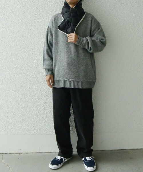 SHIPS / シップス マフラー・ショール・スヌード・ストール | 【SHIPS any別注】TAION: 〈手洗い可能〉リバーシブル ボア ダウン マフラー◇ | 詳細7