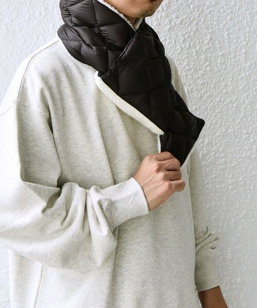 SHIPS / シップス マフラー・ショール・スヌード・ストール | 【SHIPS any別注】TAION: 〈手洗い可能〉リバーシブル ボア ダウン マフラー◇ | 詳細19