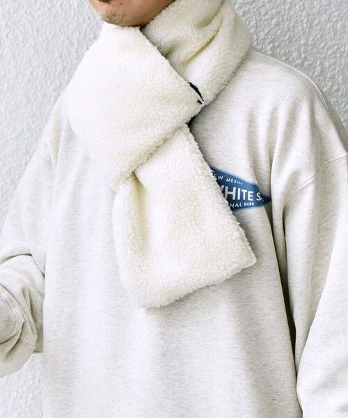 SHIPS / シップス マフラー・ショール・スヌード・ストール | 【SHIPS any別注】TAION: 〈手洗い可能〉リバーシブル ボア ダウン マフラー◇ | 詳細22