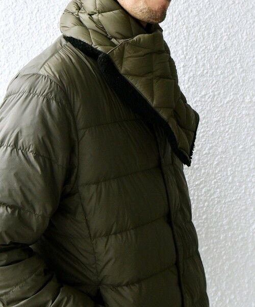 SHIPS / シップス マフラー・ショール・スヌード・ストール | 【SHIPS any別注】TAION: 〈手洗い可能〉リバーシブル ボア ダウン マフラー◇ | 詳細27