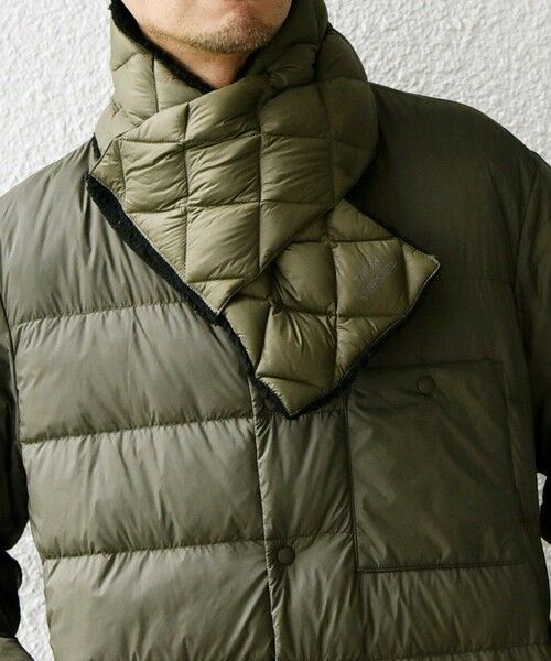 SHIPS / シップス マフラー・ショール・スヌード・ストール | 【SHIPS any別注】TAION: 〈手洗い可能〉リバーシブル ボア ダウン マフラー◇ | 詳細28