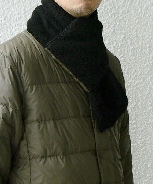 SHIPS / シップス マフラー・ショール・スヌード・ストール | 【SHIPS any別注】TAION: 〈手洗い可能〉リバーシブル ボア ダウン マフラー◇ | 詳細30