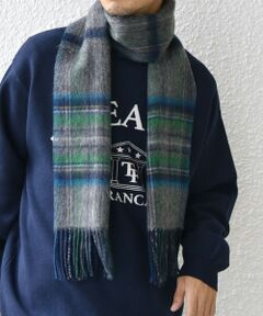 SHIPS / シップス マフラー・ショール・スヌード・ストール | SHIPS any: ウール リバーシブル チェック マフラー 24FW◇