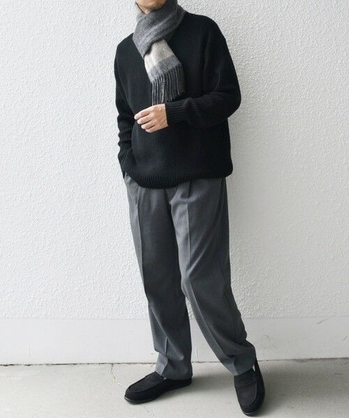 SHIPS / シップス マフラー・ショール・スヌード・ストール | SHIPS any: ウール リバーシブル チェック マフラー 24FW◇ | 詳細7