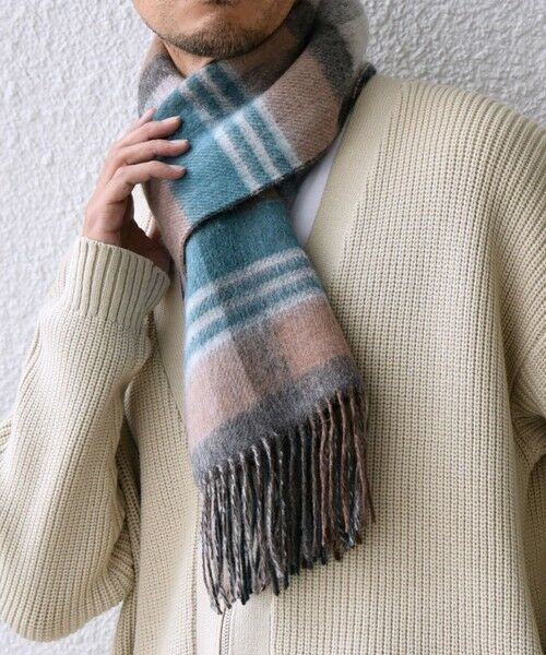 SHIPS / シップス マフラー・ショール・スヌード・ストール | SHIPS any: ウール リバーシブル チェック マフラー 24FW◇ | 詳細16