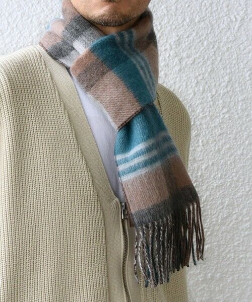 SHIPS / シップス マフラー・ショール・スヌード・ストール | SHIPS any: ウール リバーシブル チェック マフラー 24FW◇ | 詳細17