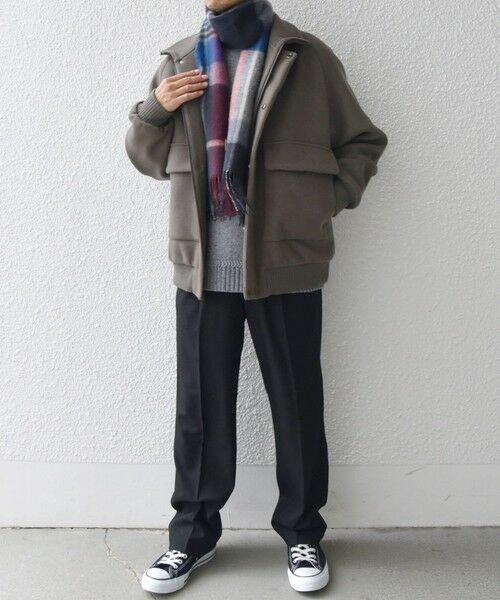 SHIPS / シップス マフラー・ショール・スヌード・ストール | SHIPS any: ウール リバーシブル チェック マフラー 24FW◇ | 詳細19