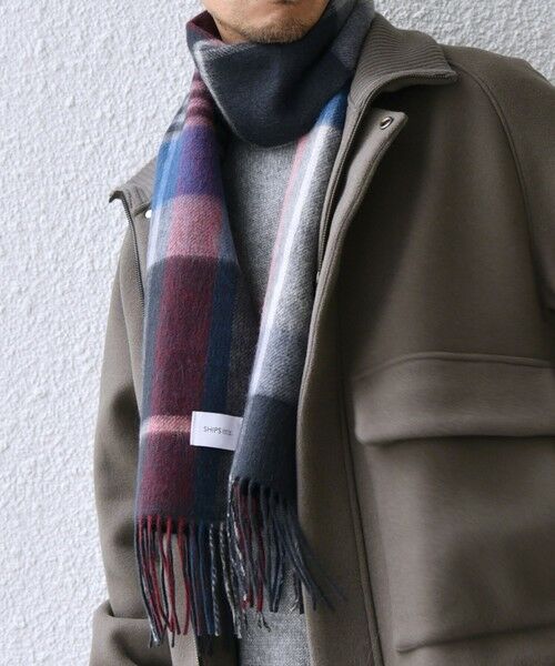 SHIPS / シップス マフラー・ショール・スヌード・ストール | SHIPS any: ウール リバーシブル チェック マフラー 24FW◇ | 詳細22
