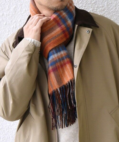SHIPS / シップス マフラー・ショール・スヌード・ストール | SHIPS any: ウール リバーシブル チェック マフラー 24FW◇ | 詳細29