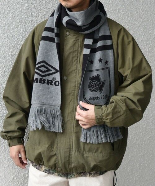 SHIPS / シップス マフラー・ショール・スヌード・ストール | 【SHIPS any別注】UMBRO: エンブレム サッカー マフラー◇ | 詳細4