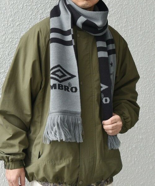 SHIPS / シップス マフラー・ショール・スヌード・ストール | 【SHIPS any別注】UMBRO: エンブレム サッカー マフラー◇ | 詳細5