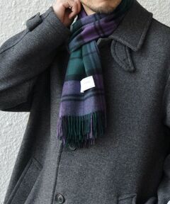 SHIPS / シップス マフラー・ショール・スヌード・ストール | 【WEB限定】SHIPS any: カシミヤ シングル チェック ストール◇