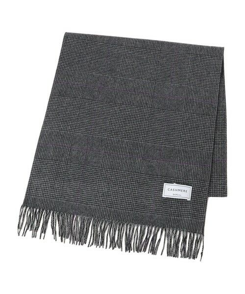 SHIPS / シップス マフラー・ショール・スヌード・ストール | 【WEB限定】SHIPS any: カシミヤ シングル チェック ストール◇ | 詳細7