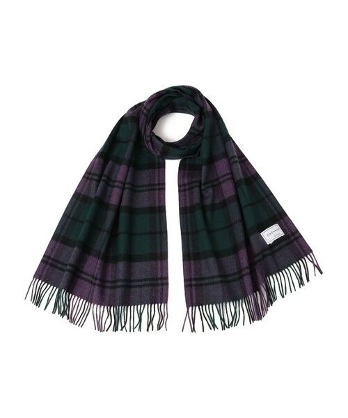 SHIPS / シップス マフラー・ショール・スヌード・ストール | 【WEB限定】SHIPS any: カシミヤ シングル チェック ストール◇ | 詳細15