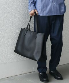 SHIPS / シップス トートバッグ | SHIPS any: スプリット レザー トートバッグ (クラッチバッグ付き) 25AW◇