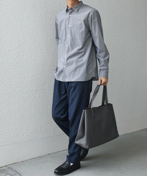 SHIPS / シップス トートバッグ | SHIPS any: スプリット レザー トートバッグ (クラッチバッグ付き) 25AW◇ | 詳細1