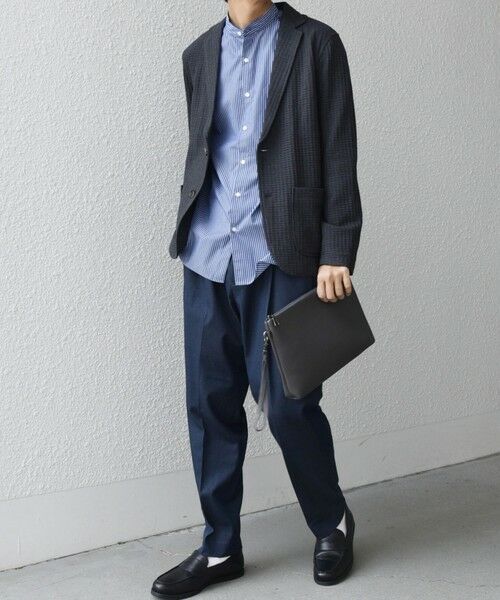 SHIPS / シップス トートバッグ | SHIPS any: スプリット レザー トートバッグ (クラッチバッグ付き) 25AW◇ | 詳細3