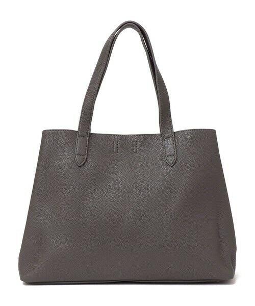 SHIPS / シップス トートバッグ | SHIPS any: スプリット レザー トートバッグ (クラッチバッグ付き) 25AW◇ | 詳細9