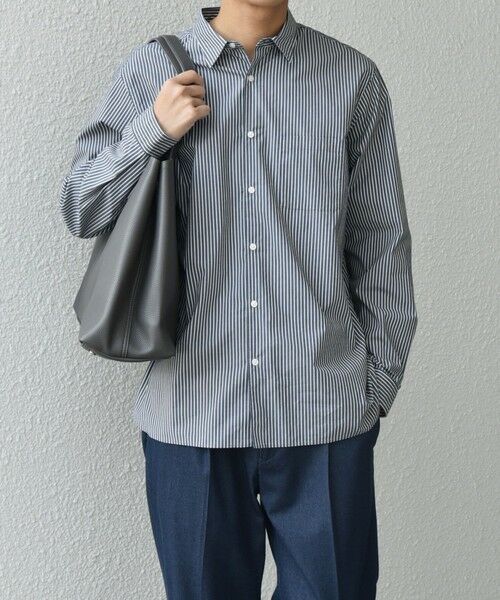 SHIPS / シップス トートバッグ | SHIPS any: スプリット レザー トートバッグ (クラッチバッグ付き) 25AW◇ | 詳細6