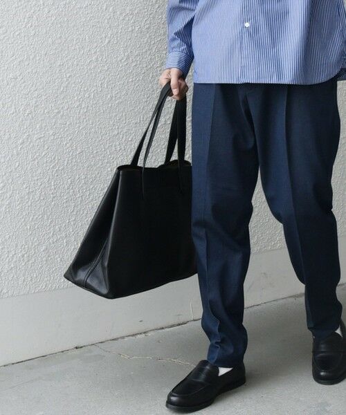 SHIPS / シップス トートバッグ | SHIPS any: スプリット レザー トートバッグ (クラッチバッグ付き) 25AW◇ | 詳細13