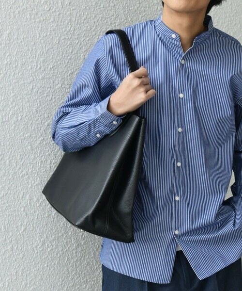 SHIPS / シップス トートバッグ | SHIPS any: スプリット レザー トートバッグ (クラッチバッグ付き) 25AW◇ | 詳細14