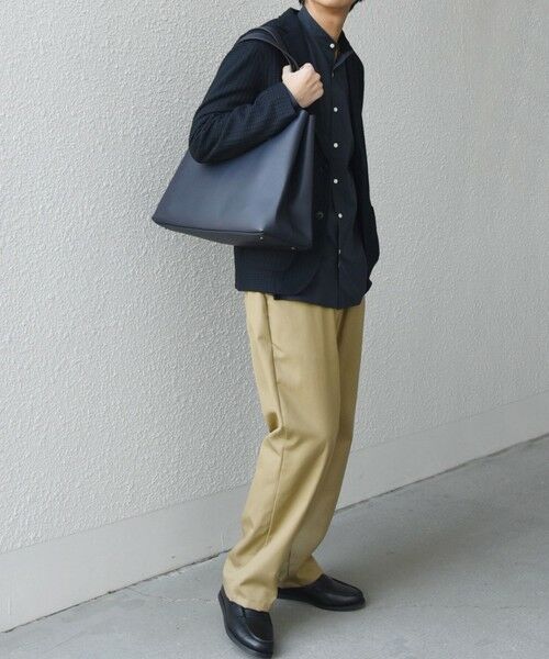 SHIPS / シップス トートバッグ | SHIPS any: スプリット レザー トートバッグ (クラッチバッグ付き) 25AW◇ | 詳細19