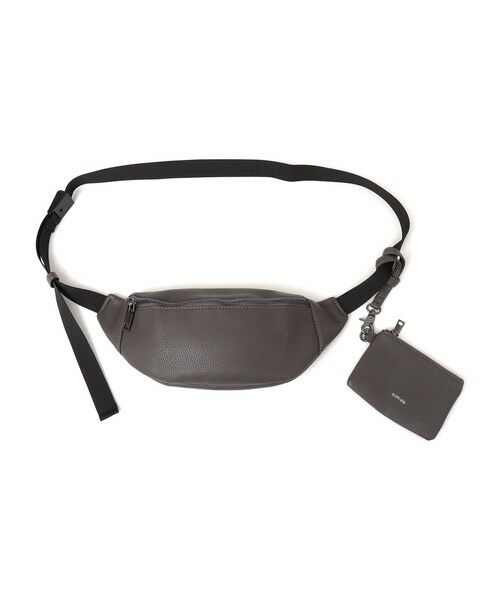 SHIPS / シップス メッセンジャーバッグ・ウエストポーチ | SHIPS any: スプリット レザー ボディバッグ (カードケース付き) 25AW◇ | 詳細5